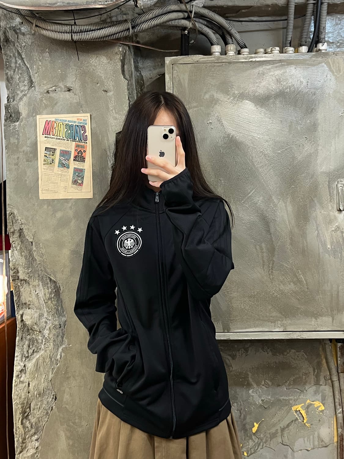 아디다스 독일 져지 트랙탑 블랙 100 #csz440 상품이미지2