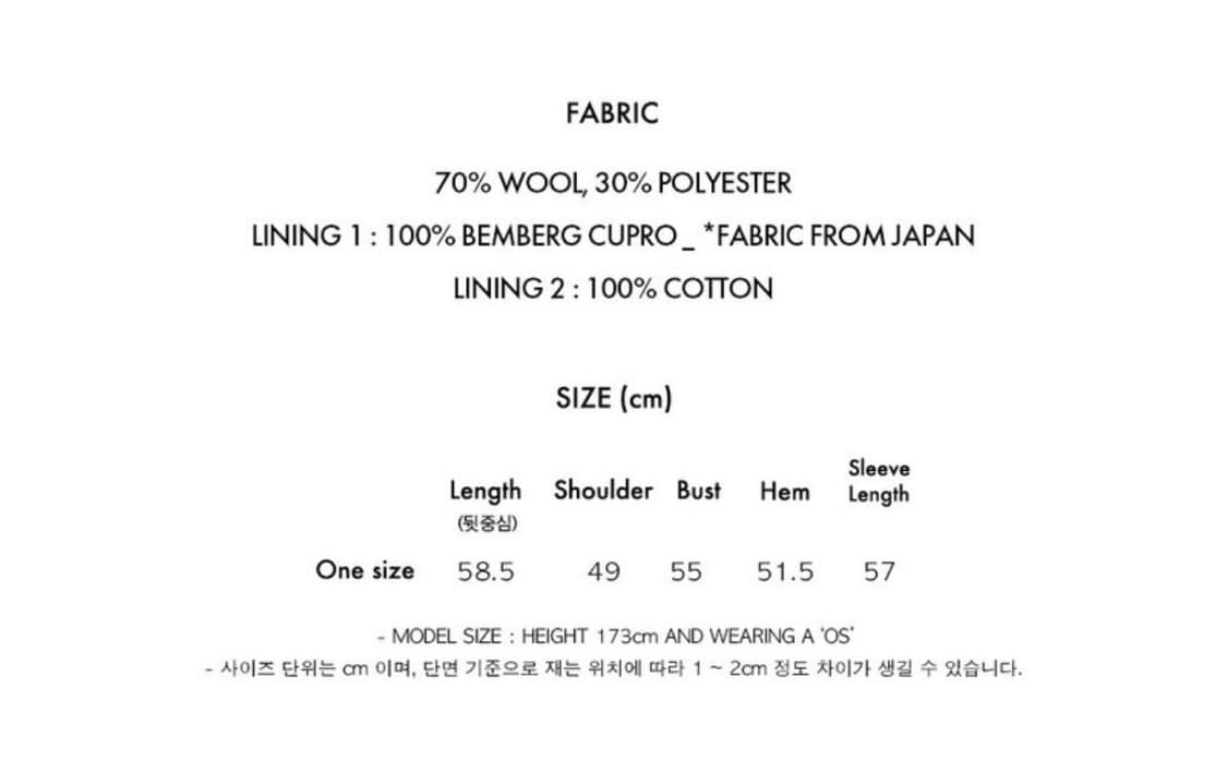 이안조 후드 피코트 상품이미지4