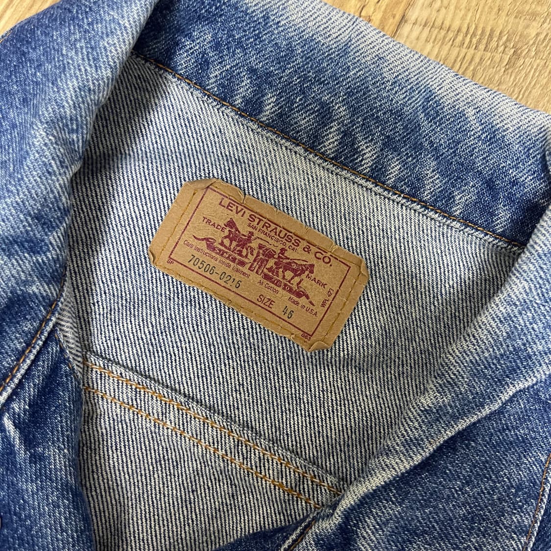 90s USA 리바이스 4세대 트러커 [46/105] 상품이미지4