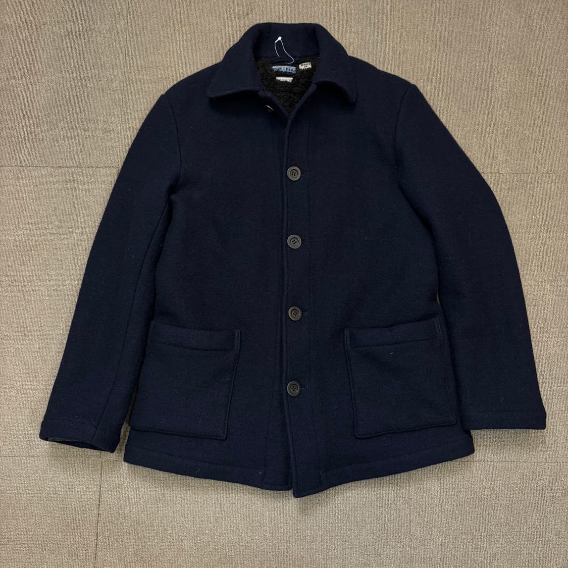 blue blue japan 블루블루 재팬 시어링 울코트 자켓  상품이미지1