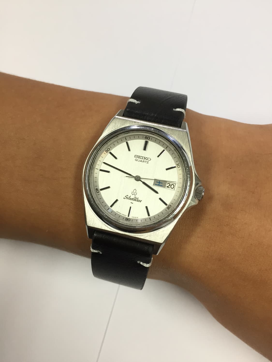 80s seiko silver wave sports day-date 상품이미지4