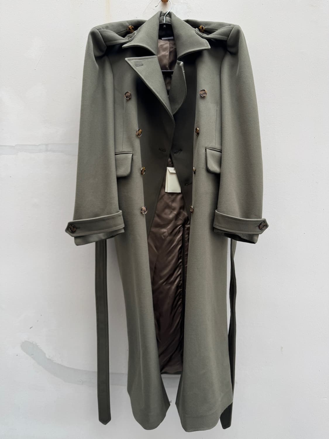 베트멍 17fw 더블숄더 오버사이즈 코트 아카이브 VETEMENTS  상품이미지1