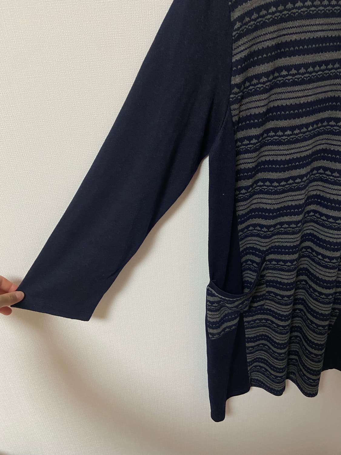 일본 빈티지 모리걸 하구미 패턴 미디원피스 상품이미지3