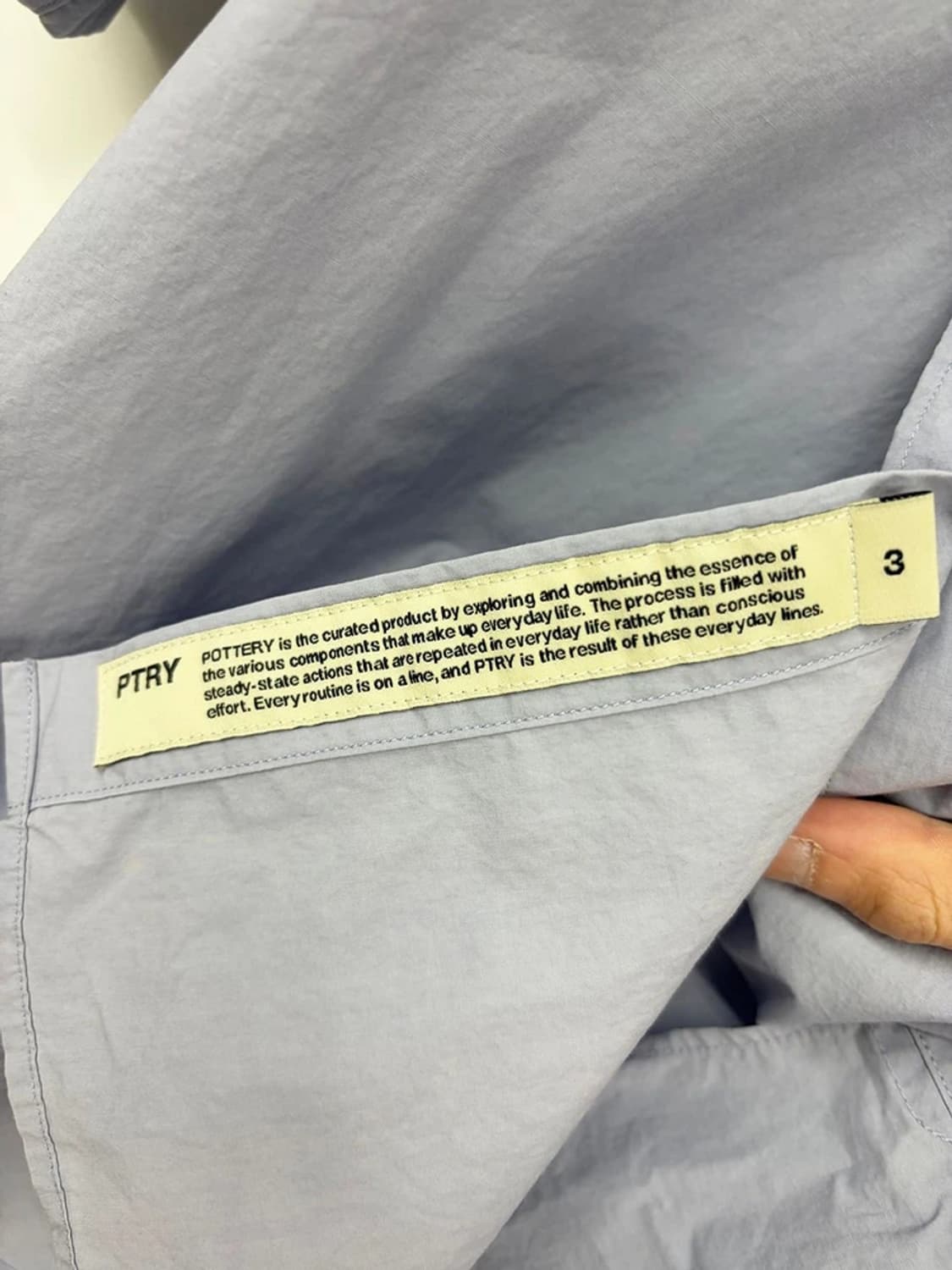 포터리 23SS 클래식 코튼 반팔 셔츠 PN9732 상품이미지6