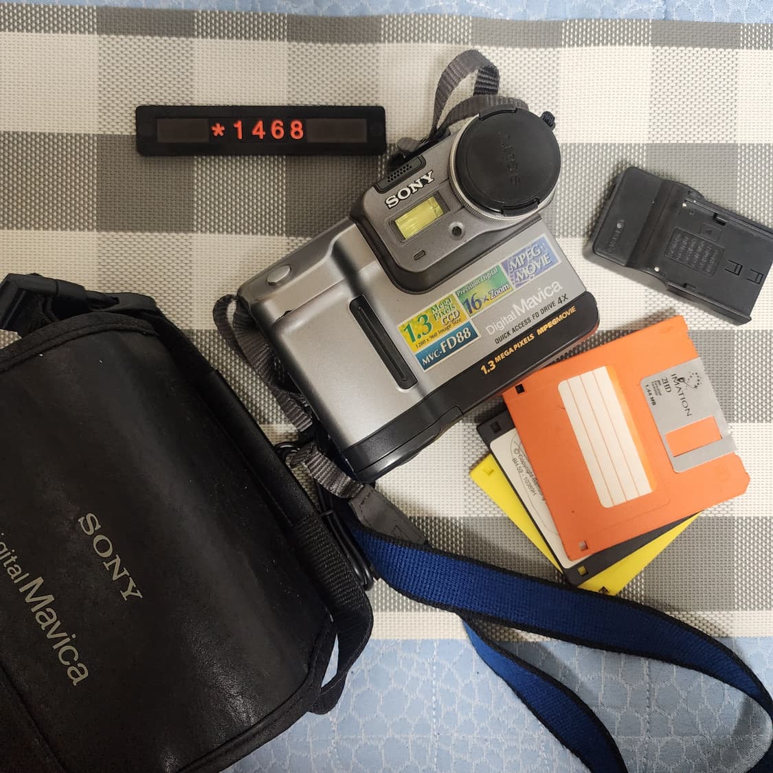 소니 핸디캠 MVC-FD 88 디스크맨 캠코더 가방세트 상품이미지6