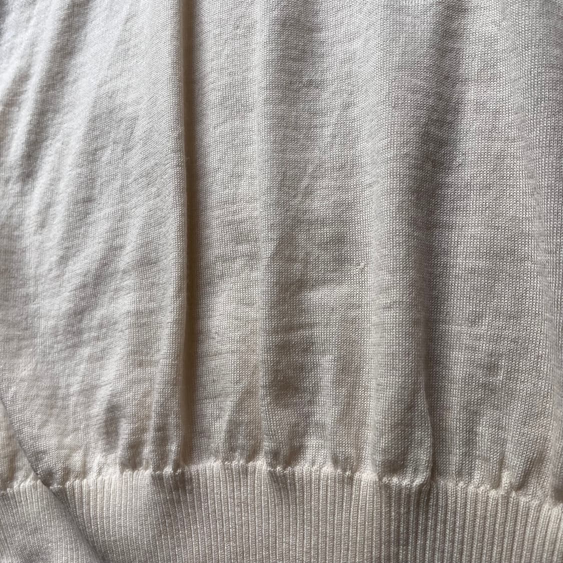 Shirring Knit Half Blouse 상품이미지4
