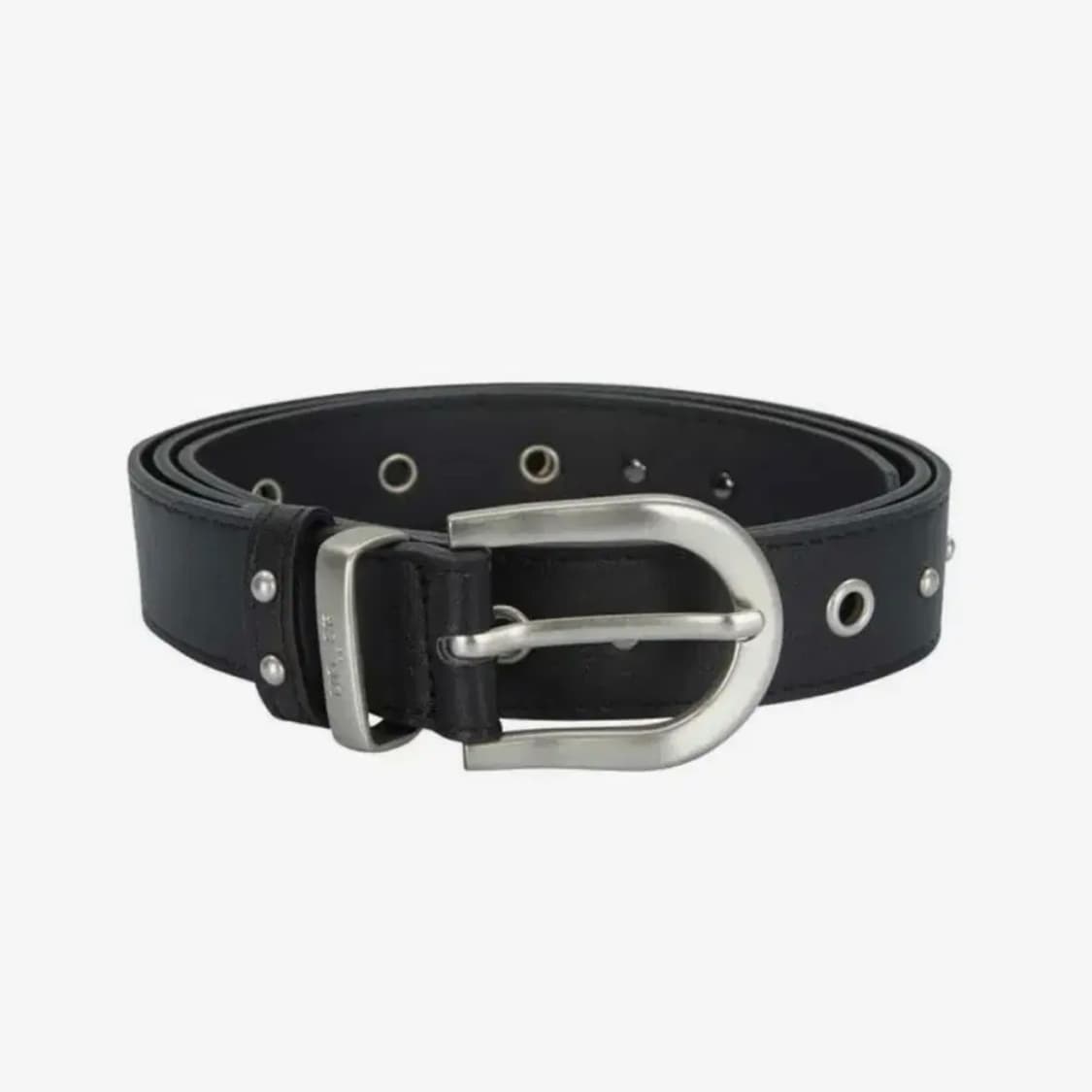 애즈온 벨트 twins eyelet belt 블랙 상품이미지1
