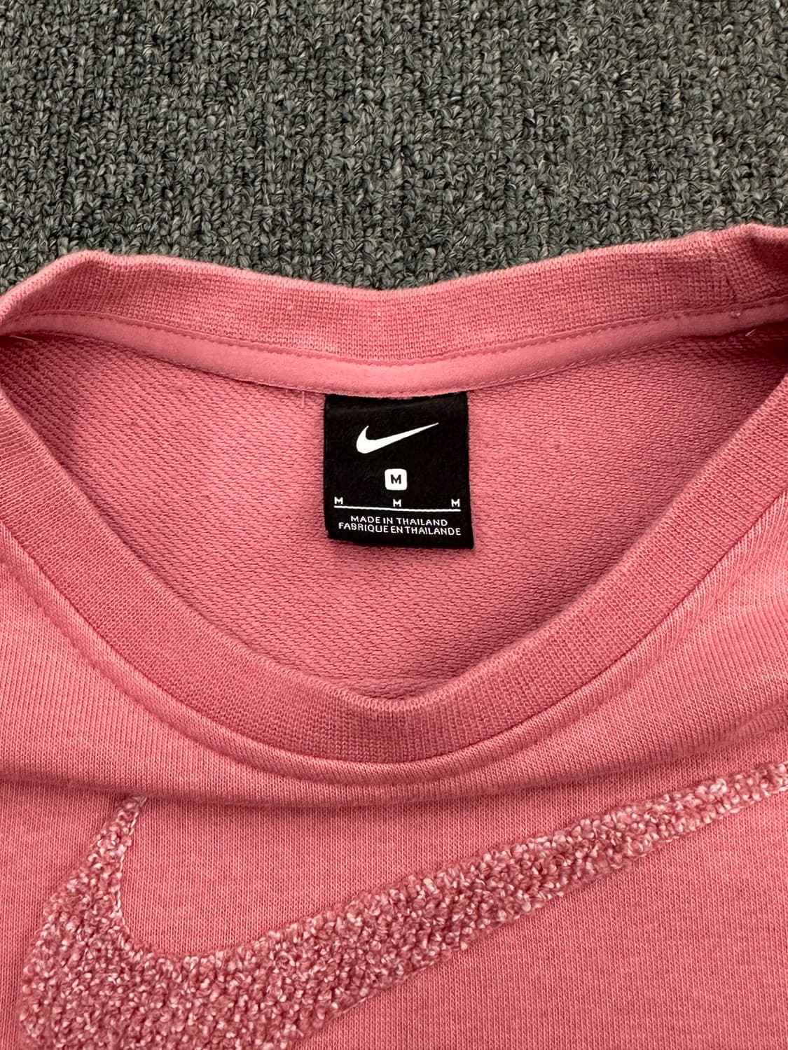 M)나이키 빈티지 여성 드라이핏 겟 핏 스우시 트레이닝 크루 스웻셔츠 상품이미지5