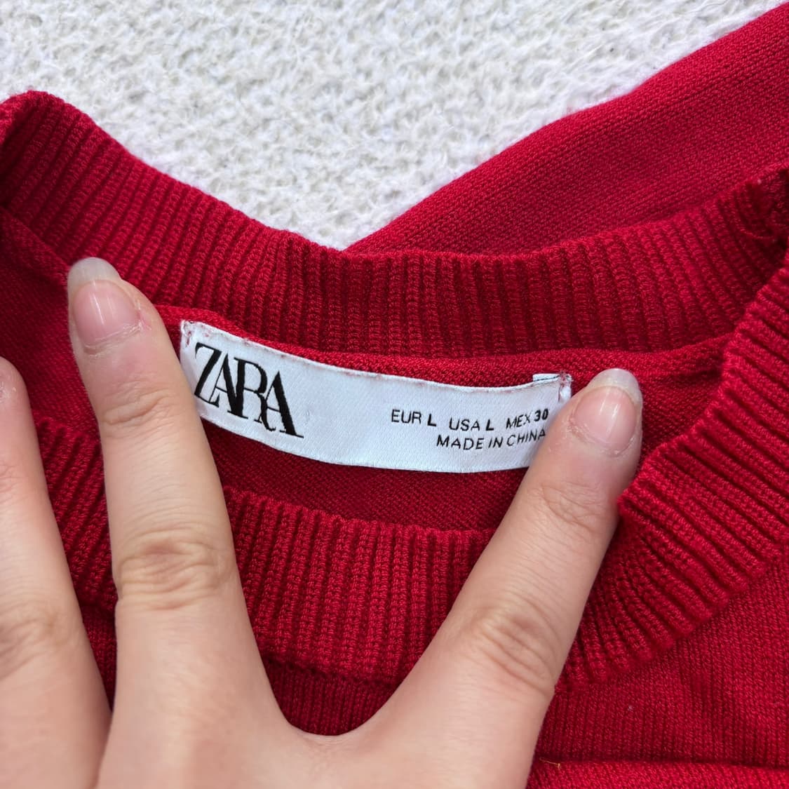 L 자라 여성 롱 니트 원피스 0403E 상품이미지3