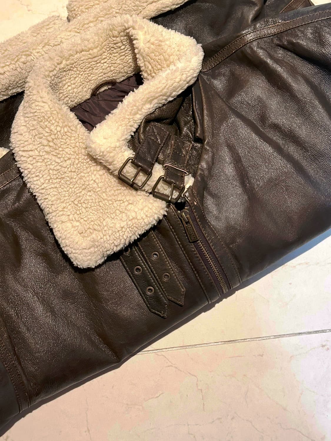 80s vintage leather (B3) 상품이미지3