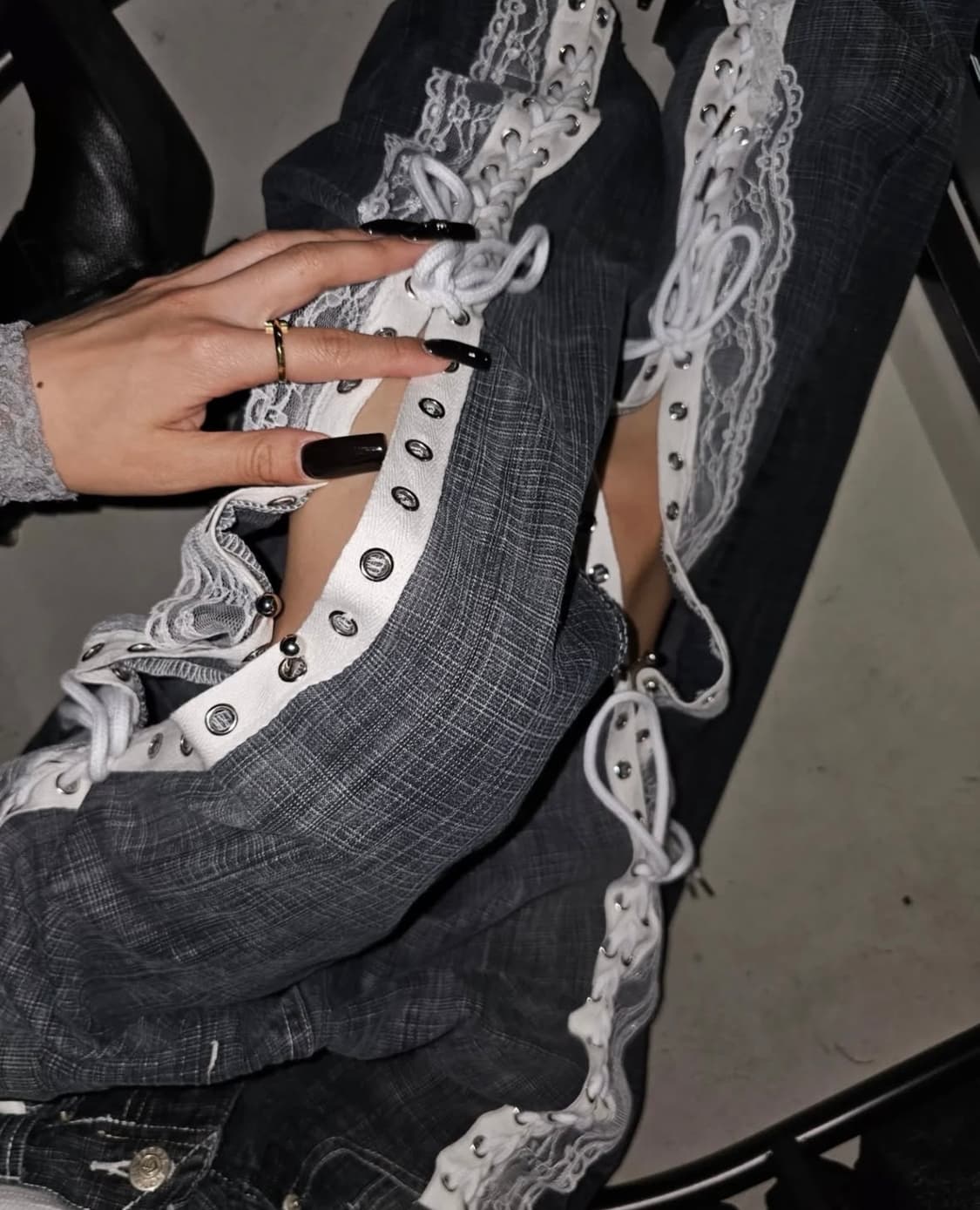 더미스테리어스호텔 빈티지 리워크 데님 상품이미지5