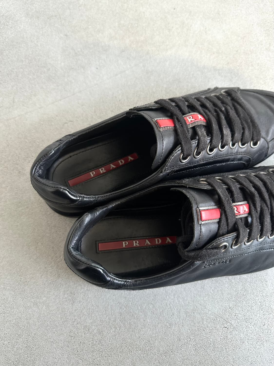 프라다 스포츠 2000s 아메리카컵 블랙 레더 상품이미지5