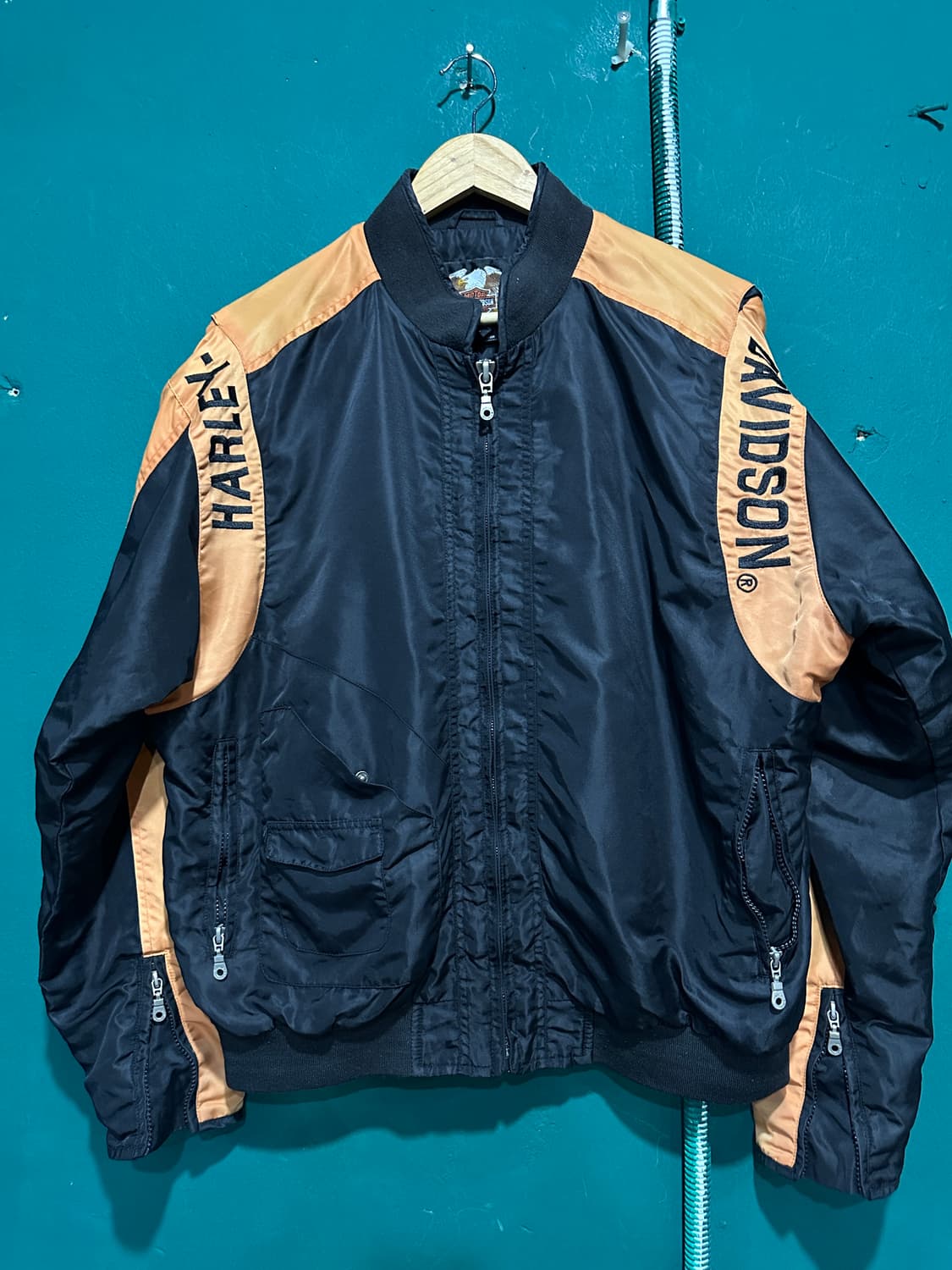 할리데이비슨 빅로고 바람막이 L 상품이미지1