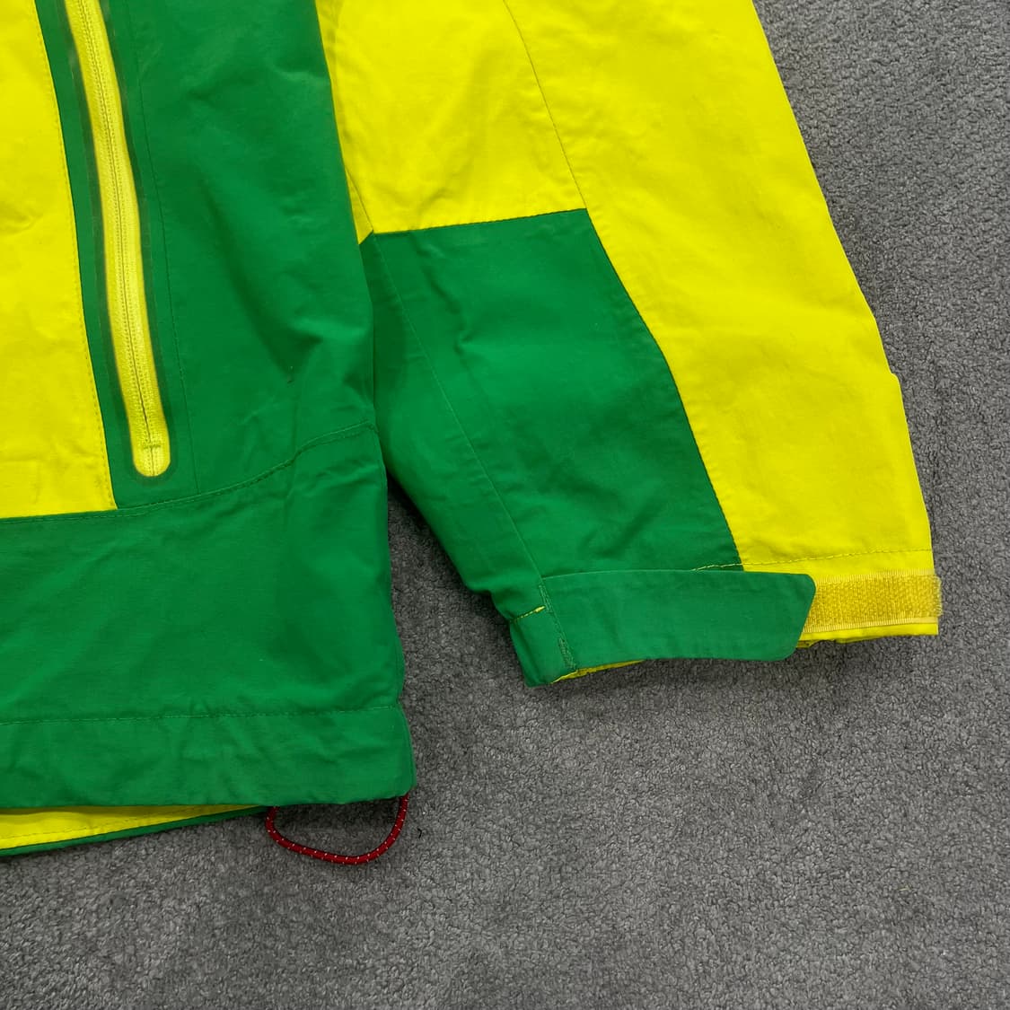 L 노스페이스 옐로우/그린 바람막이 후드 자켓 상품이미지4