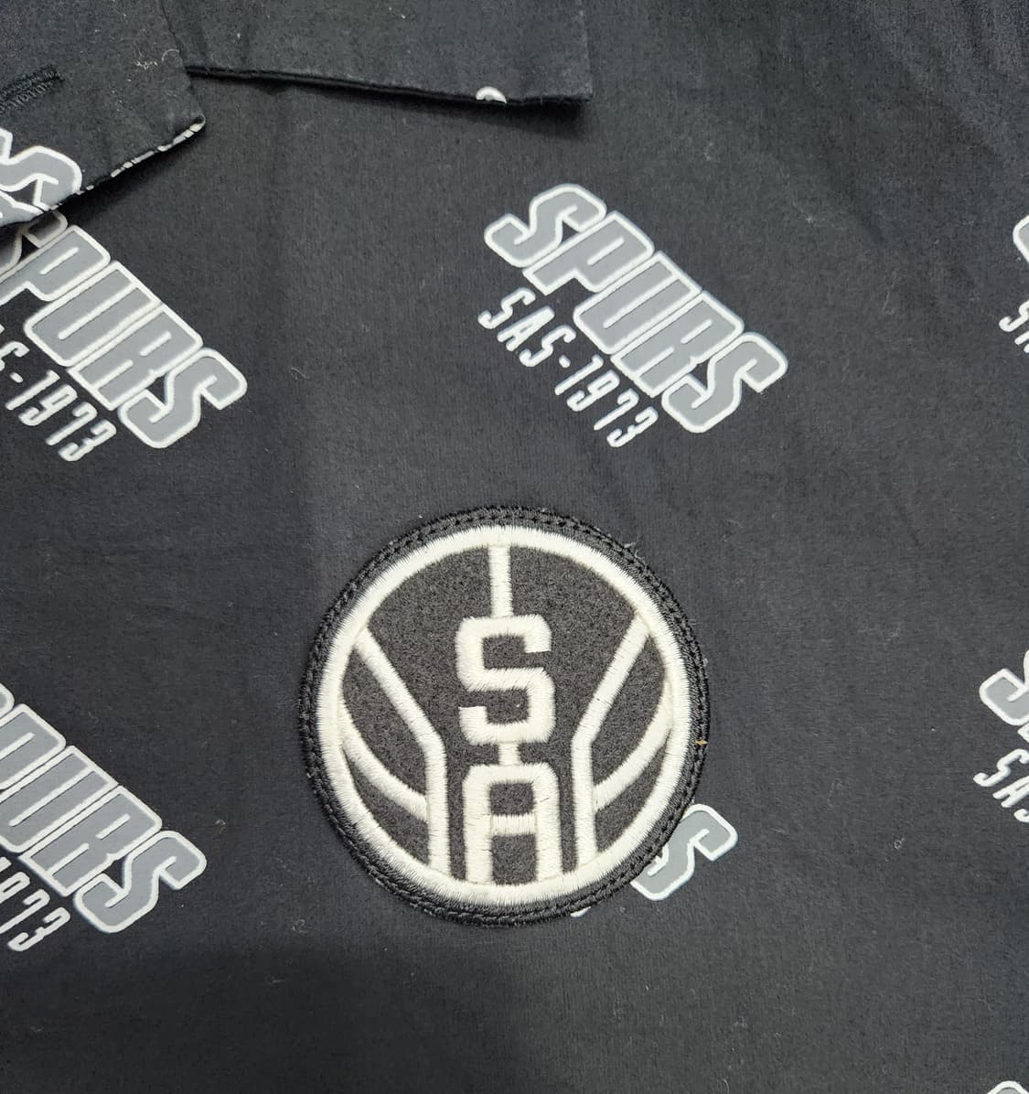 NBA 샌안토니어 스퍼스 프린트 면셔츠 XL 상품이미지2