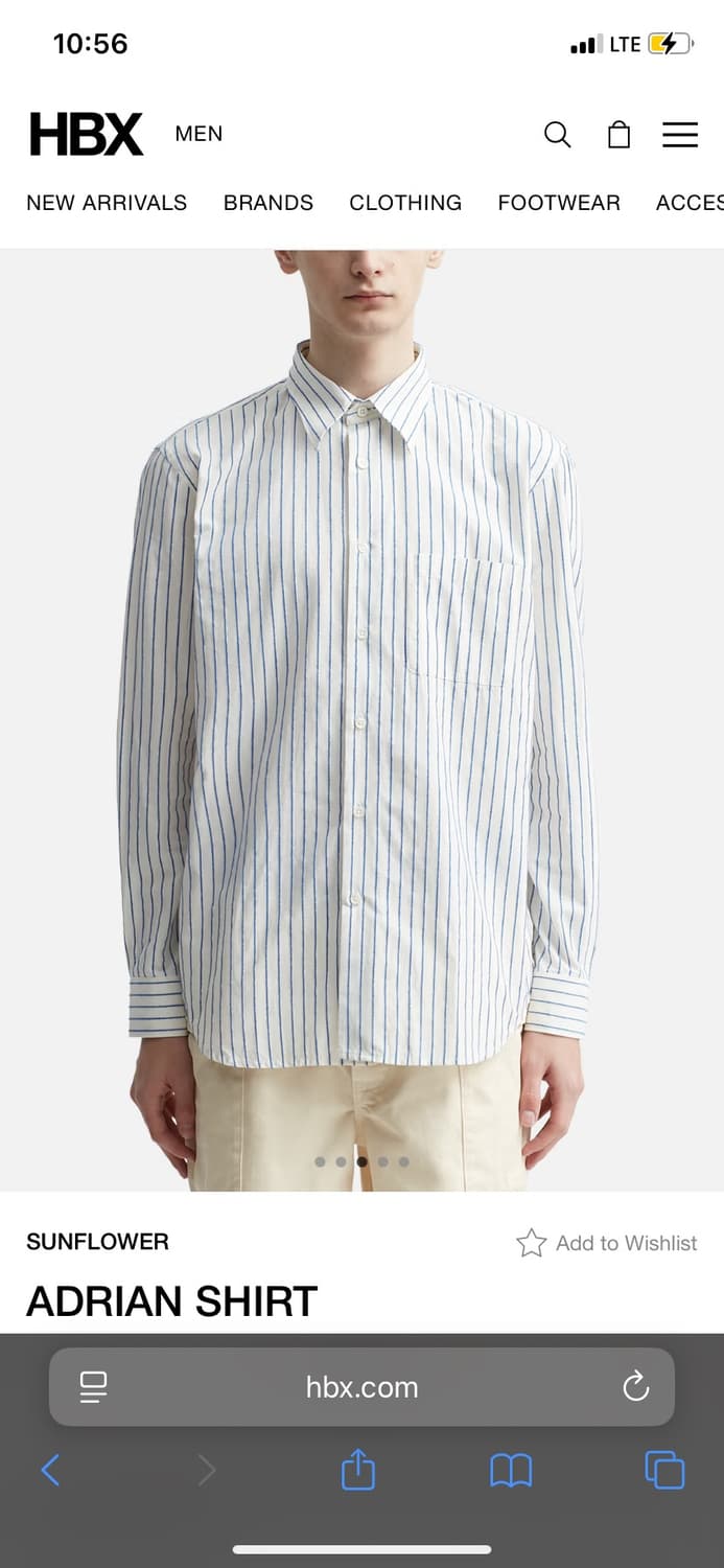 선플라워 아드리안 셔츠 상품이미지4