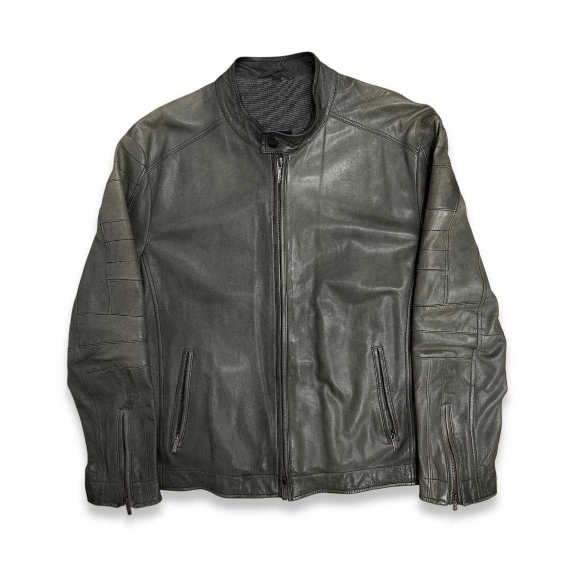 ARMANI COLLEZIONI 램스킨 레더 자켓 52 상품이미지1