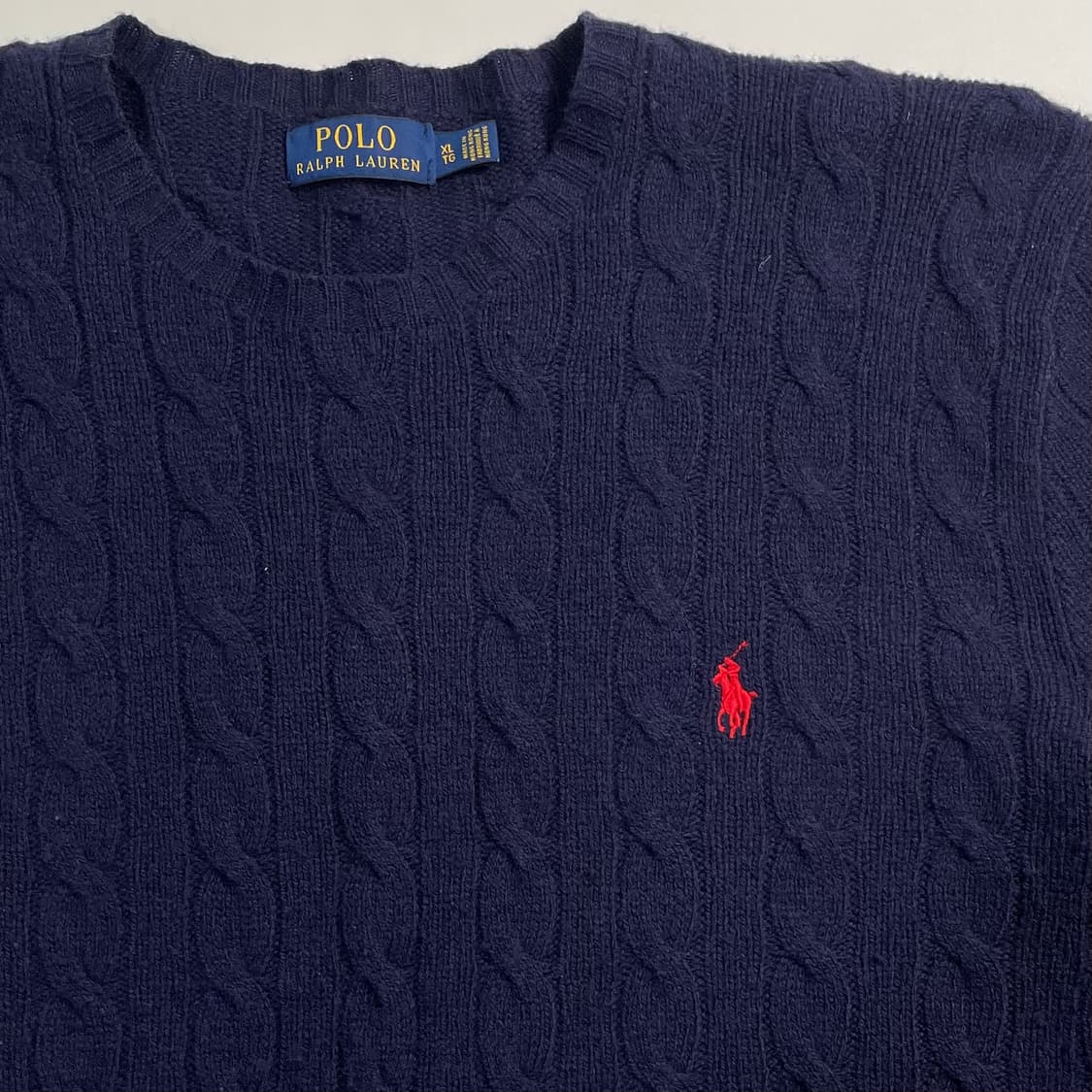 폴로 랄프로렌 캐시미어 혼방 케이블 니트 상품이미지3
