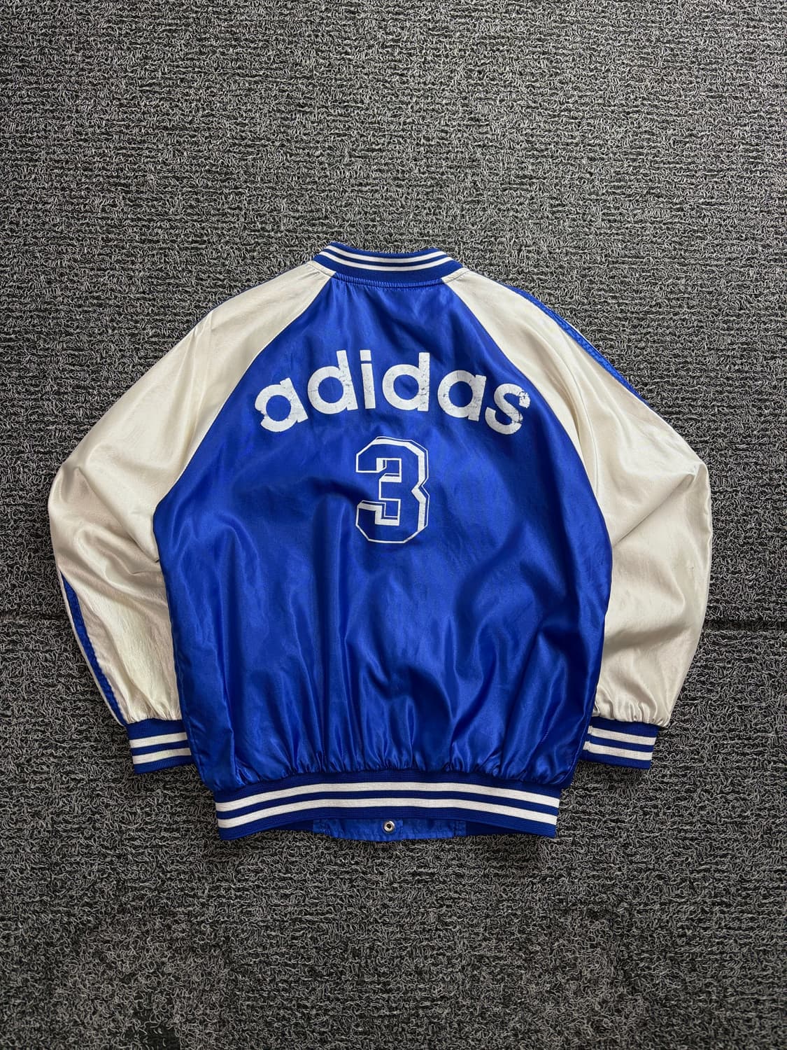 90s 아디다스 빅로고 올드스쿨 트랙 바시티 자켓 2815 상품이미지4