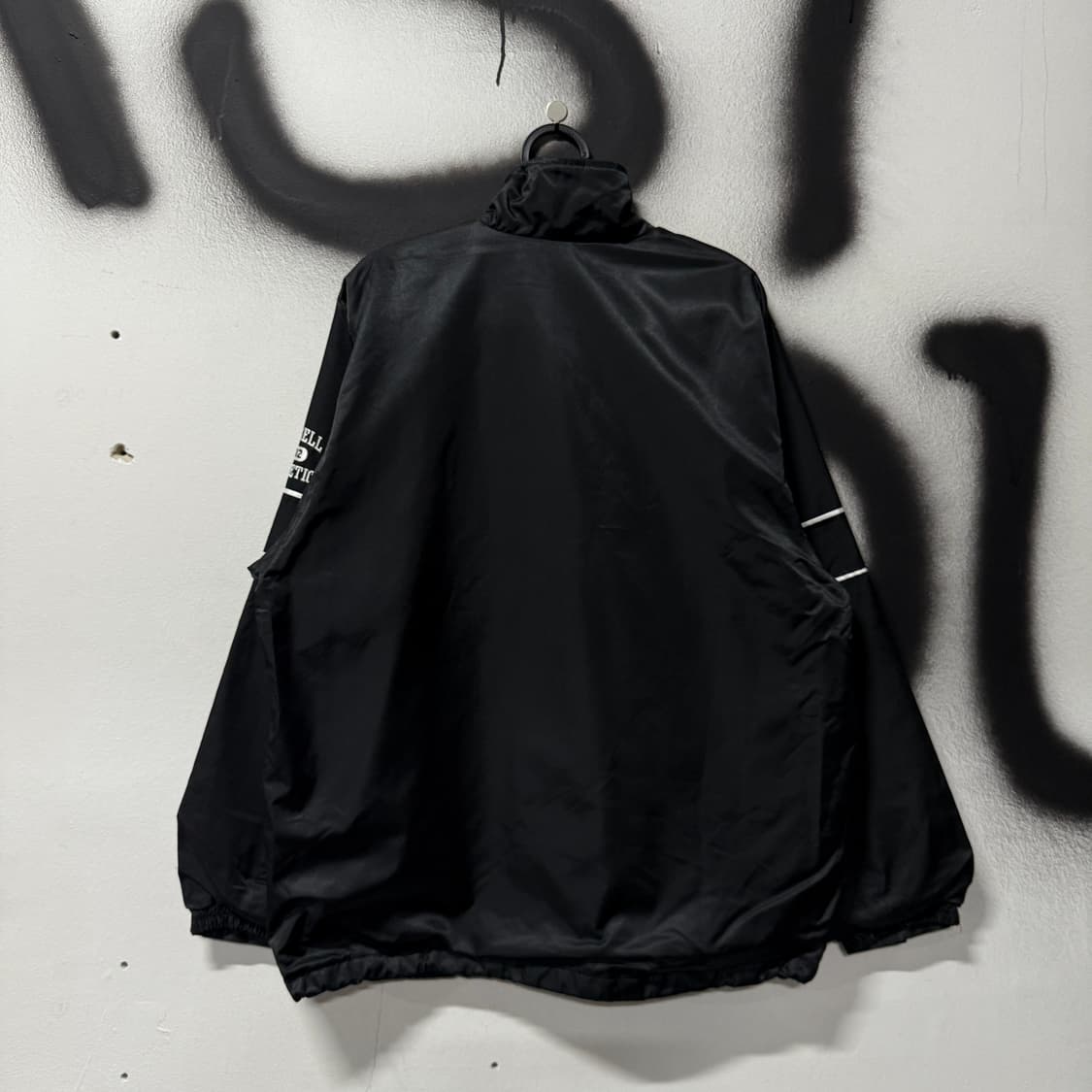 러셀 애슬레틱 90s USA 올드스쿨  블랙 바람막이 자켓 상품이미지2