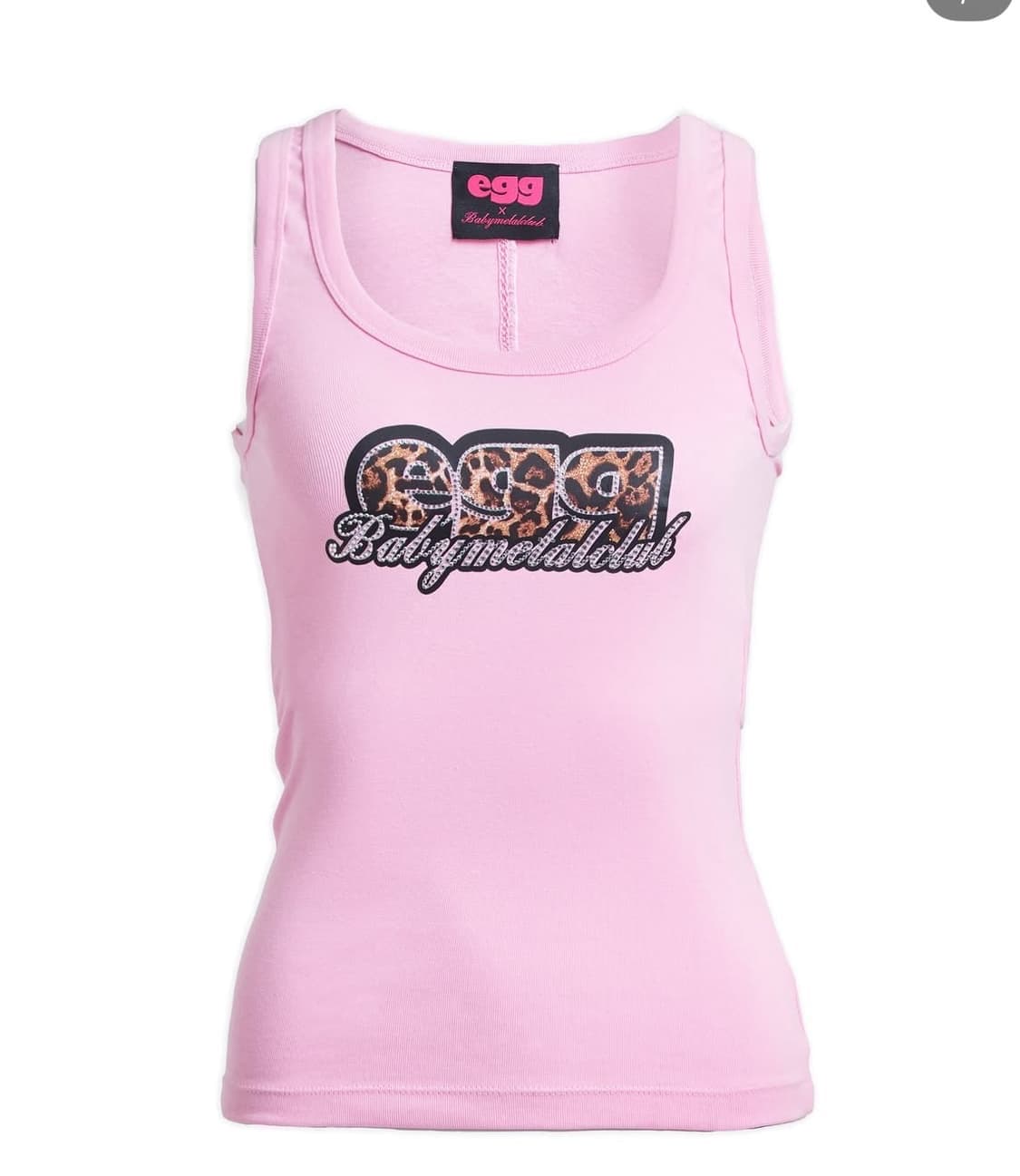 베이비메탈클럽 베메클 EGG 콜라보 슬리브리스 나시 핑크 상품이미지1