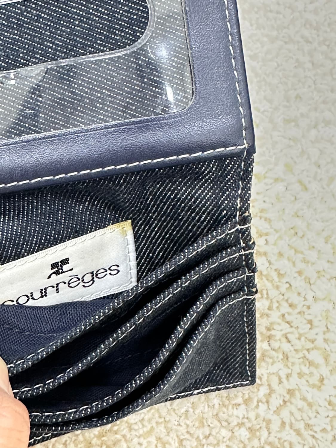 꾸레쥬 데님 지갑 상품이미지8