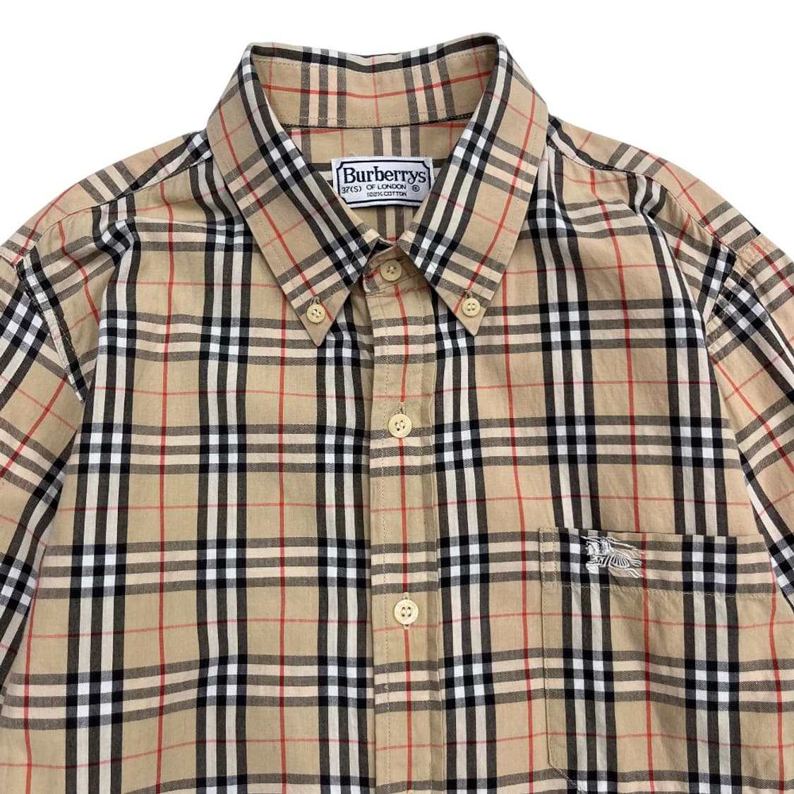버버리 노바체크 셔츠 S 상품이미지4