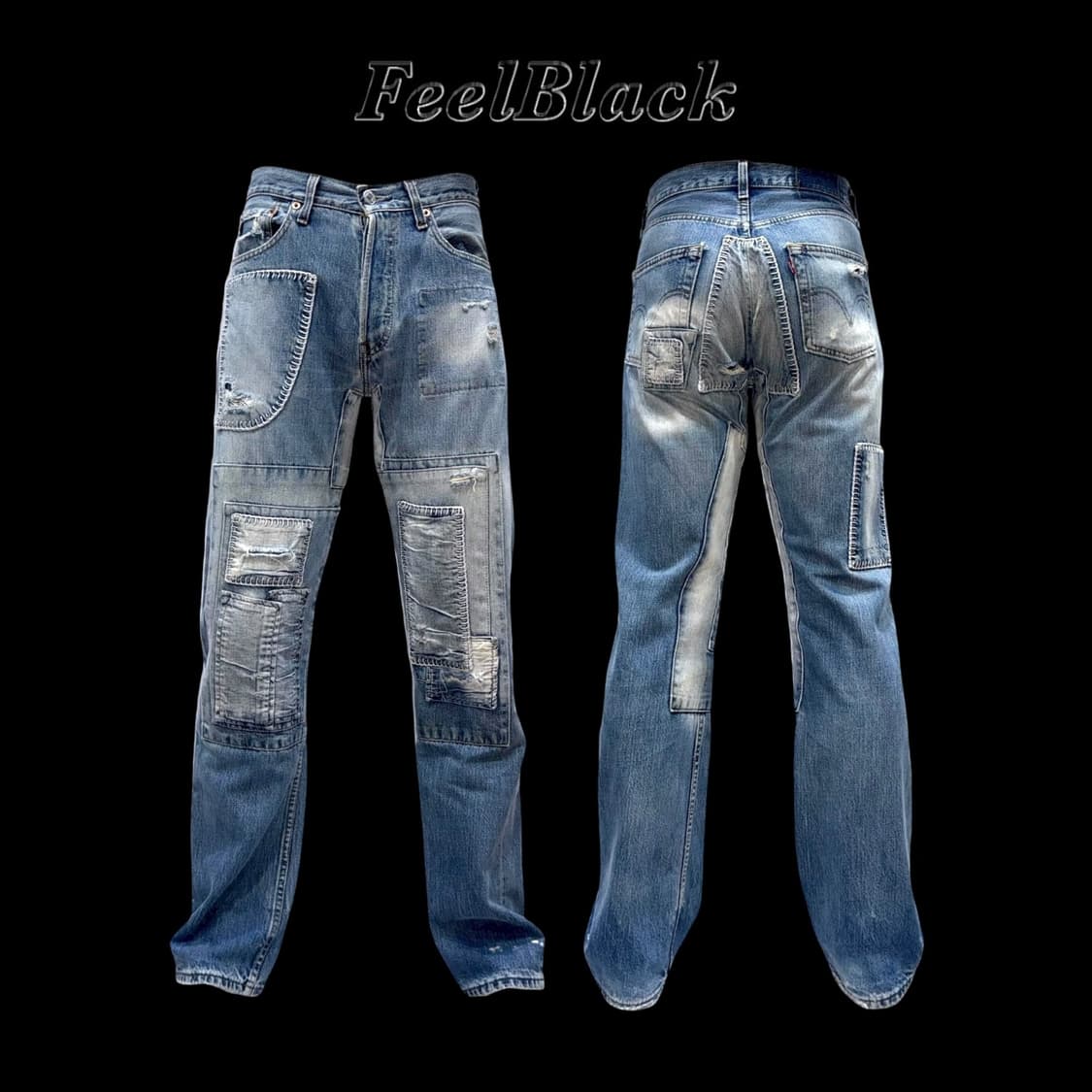 Levi’s Patchwork Damaged Denim 상품이미지9