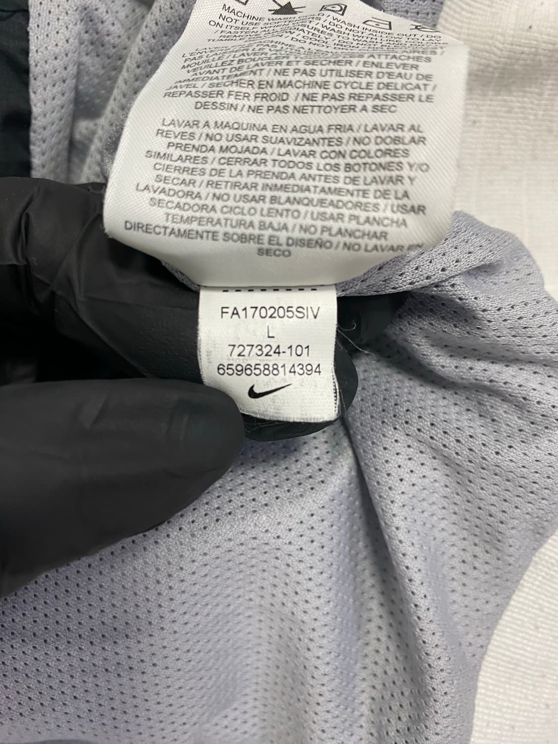 나이키 스우시 윈드러너 바람막이 러닝 자켓 L <569> 상품이미지4