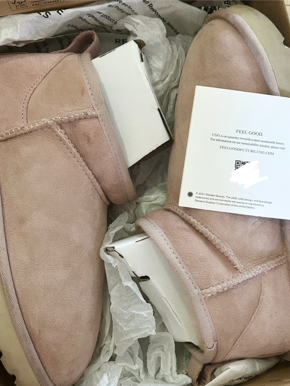 [정가이하]  UGG 어그 클래식 울트라 미니 로즈 그레이💗 상품이미지3