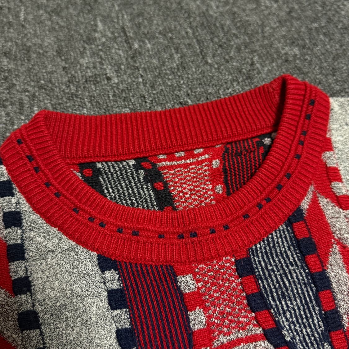 레드 빈티지 니트 상품이미지2