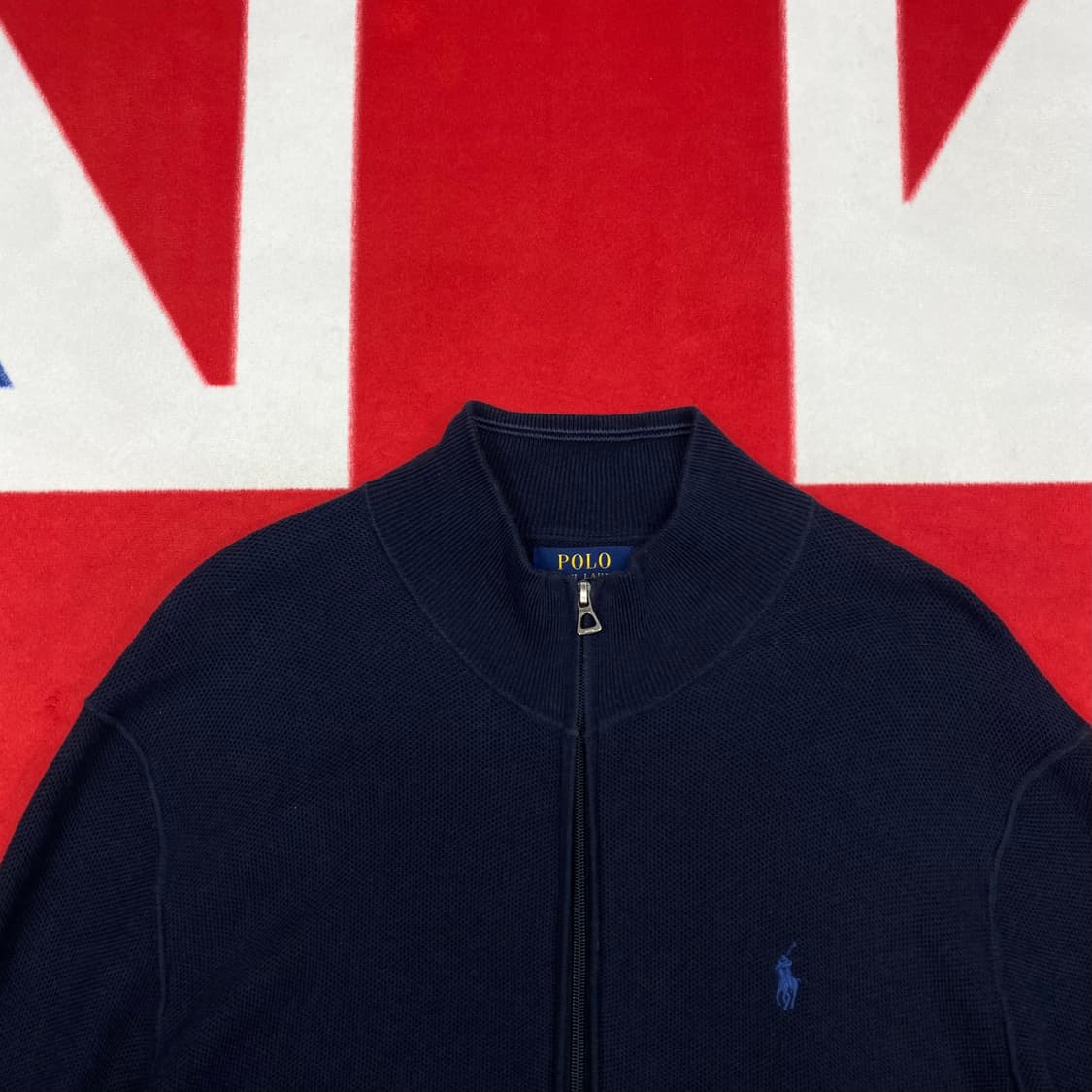 폴로 니트집업 M  상품이미지3