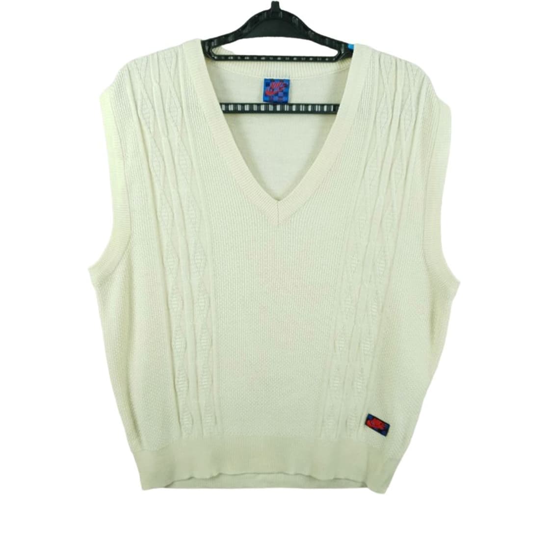 [남100]나이키 아이보리 80S 니트 조끼[Y61-260] 상품이미지1