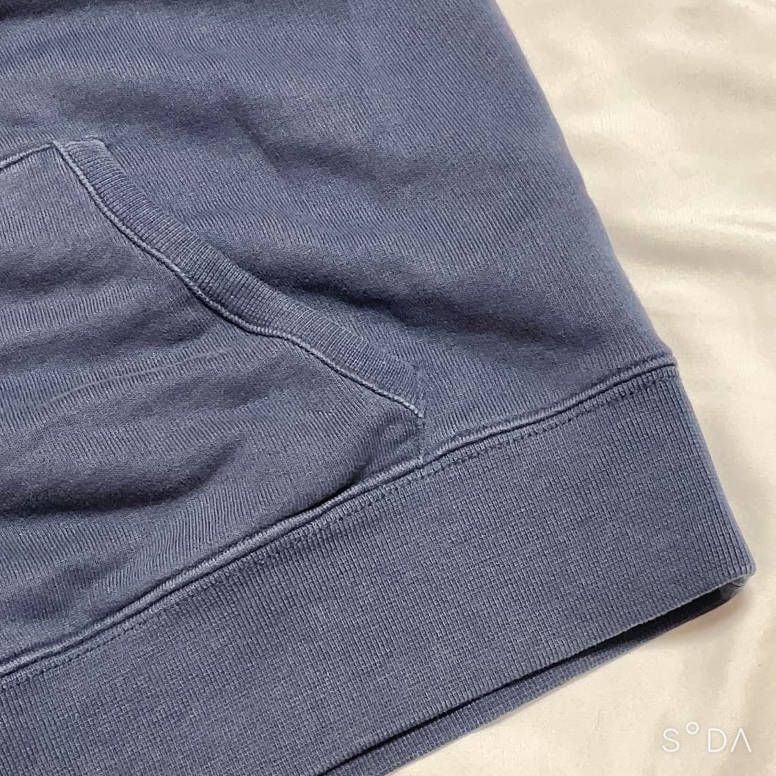 마르지엘라 엘보우패치 하프집업 맨투맨 네이비 상품이미지7