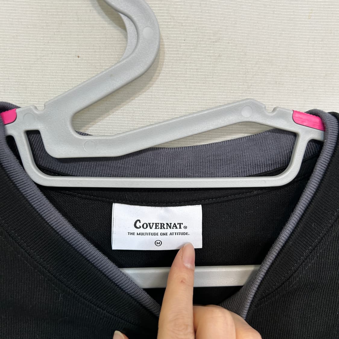 커버낫 남성 레이어드 맨투맨 95 상품이미지2