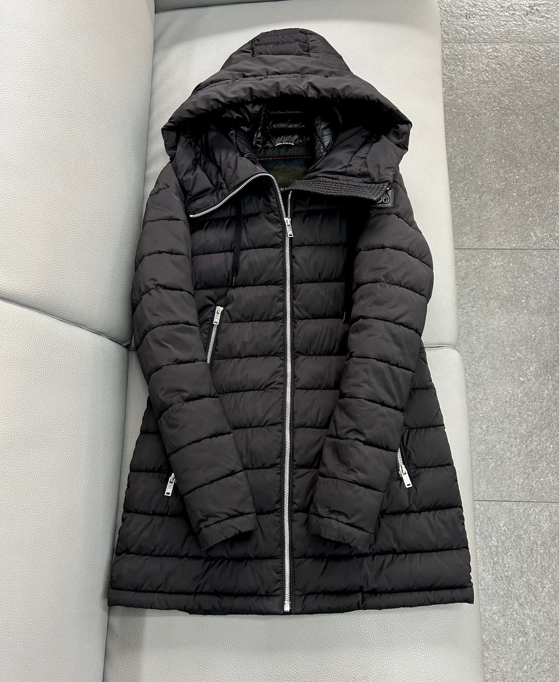 무스너클 후드 롱패딩(XS/44~55) 상품이미지1