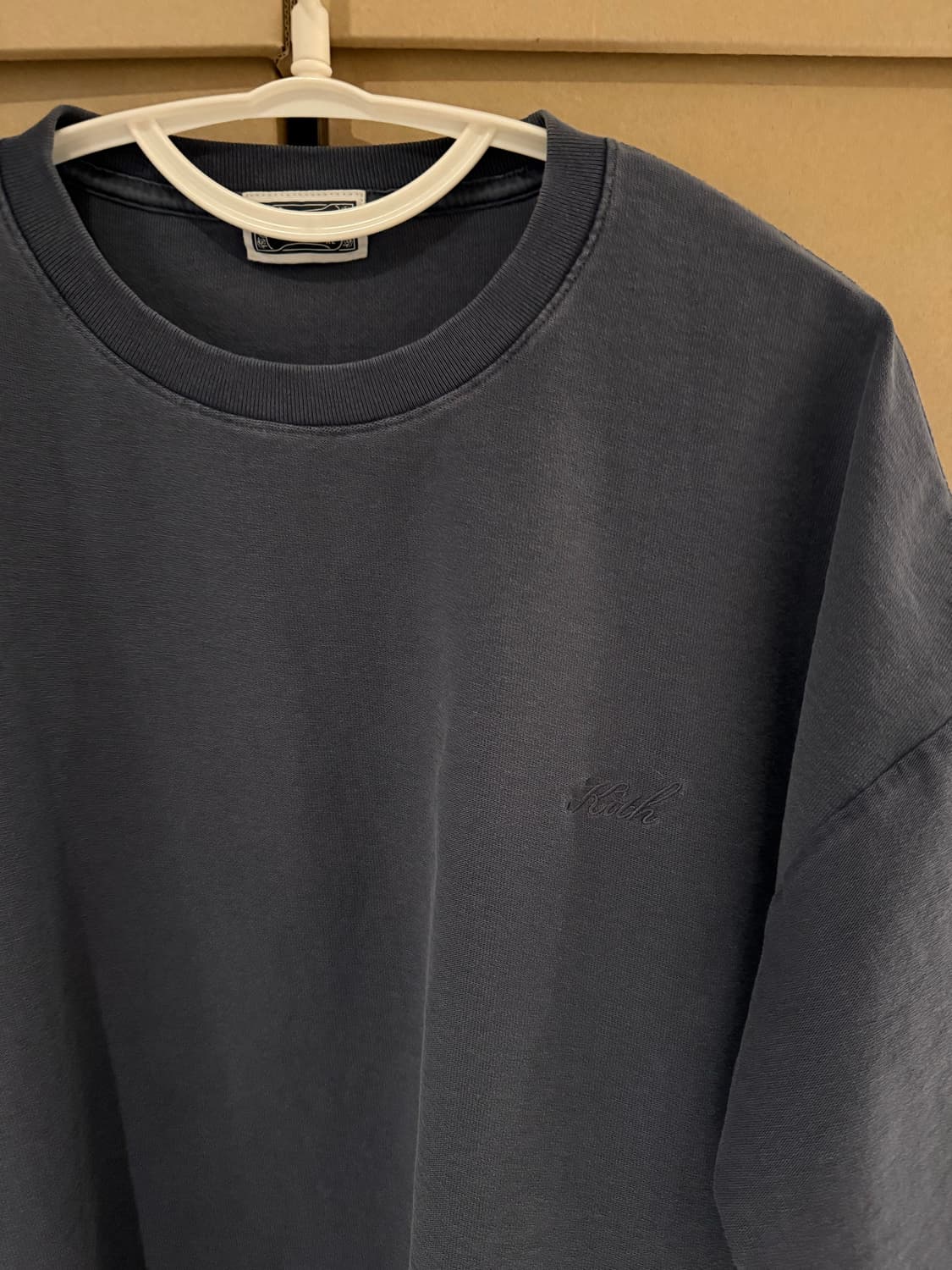 [새상품급-XL]KITH 키스 스웨이드 저지 비숍 반팔티 상품이미지2