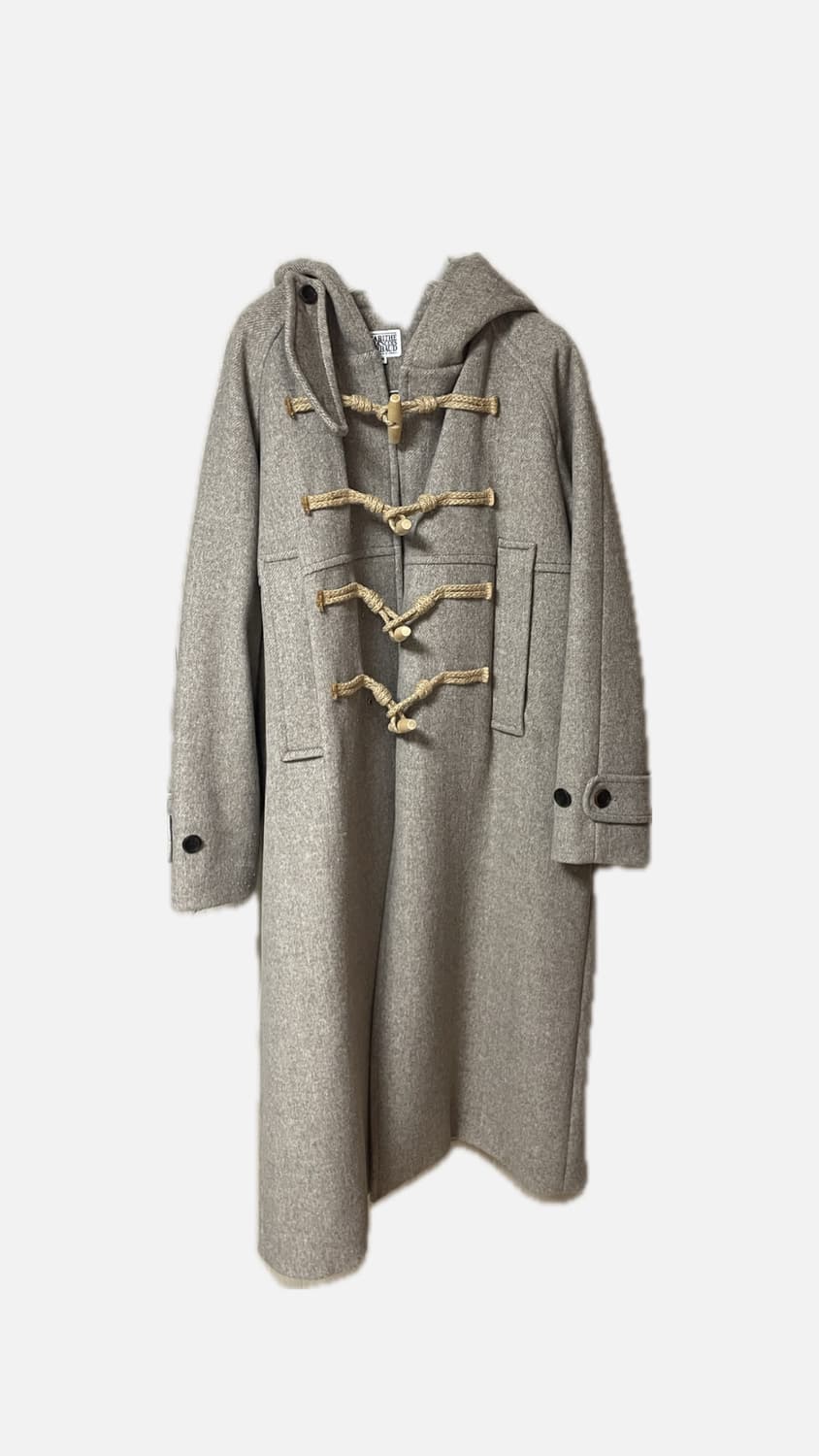 마리떼 후드 롱 더플 코트 (HOODIE LONG DUFFLE COAT) 상품이미지4