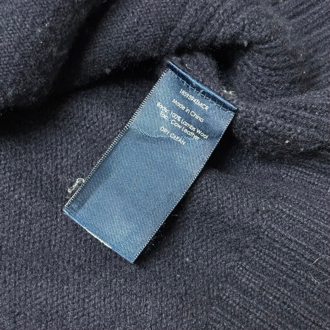 Polo Big Pony Lambs Wool Kint Zip-up 상품이미지5