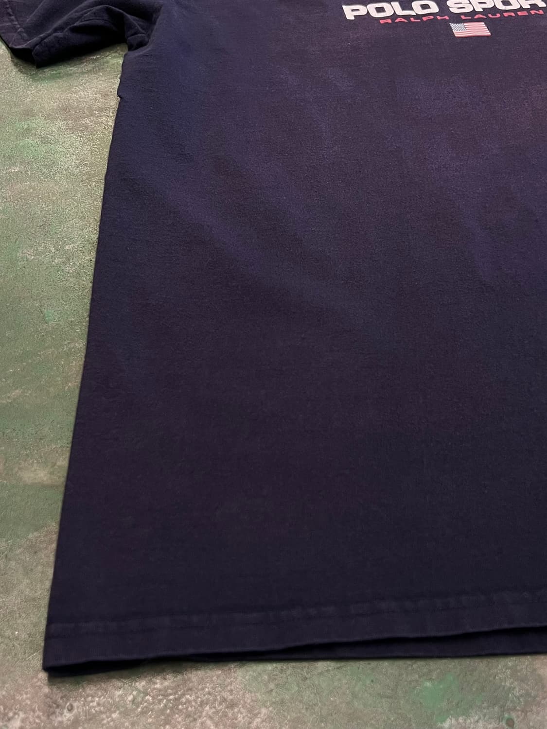 [XL] 폴로 스포츠 랄프로렌 로고 USA 네이비 반팔 티셔츠 상품이미지4