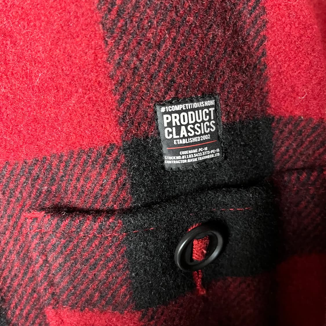 [PRODUCT classic] 프로덕클래식 버팔로체크 울 자켓 상품이미지6