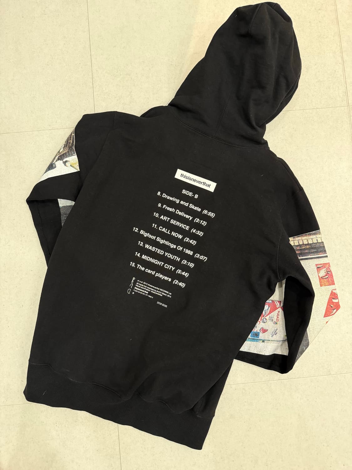 디스이즈네버댓 PARK PULLOVER BLACK 상품이미지5