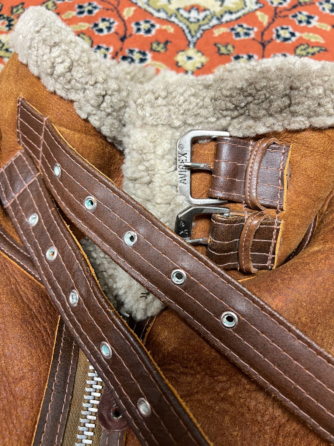 아비렉스 B-3 브라운 무스탕 38(100) 상품이미지3