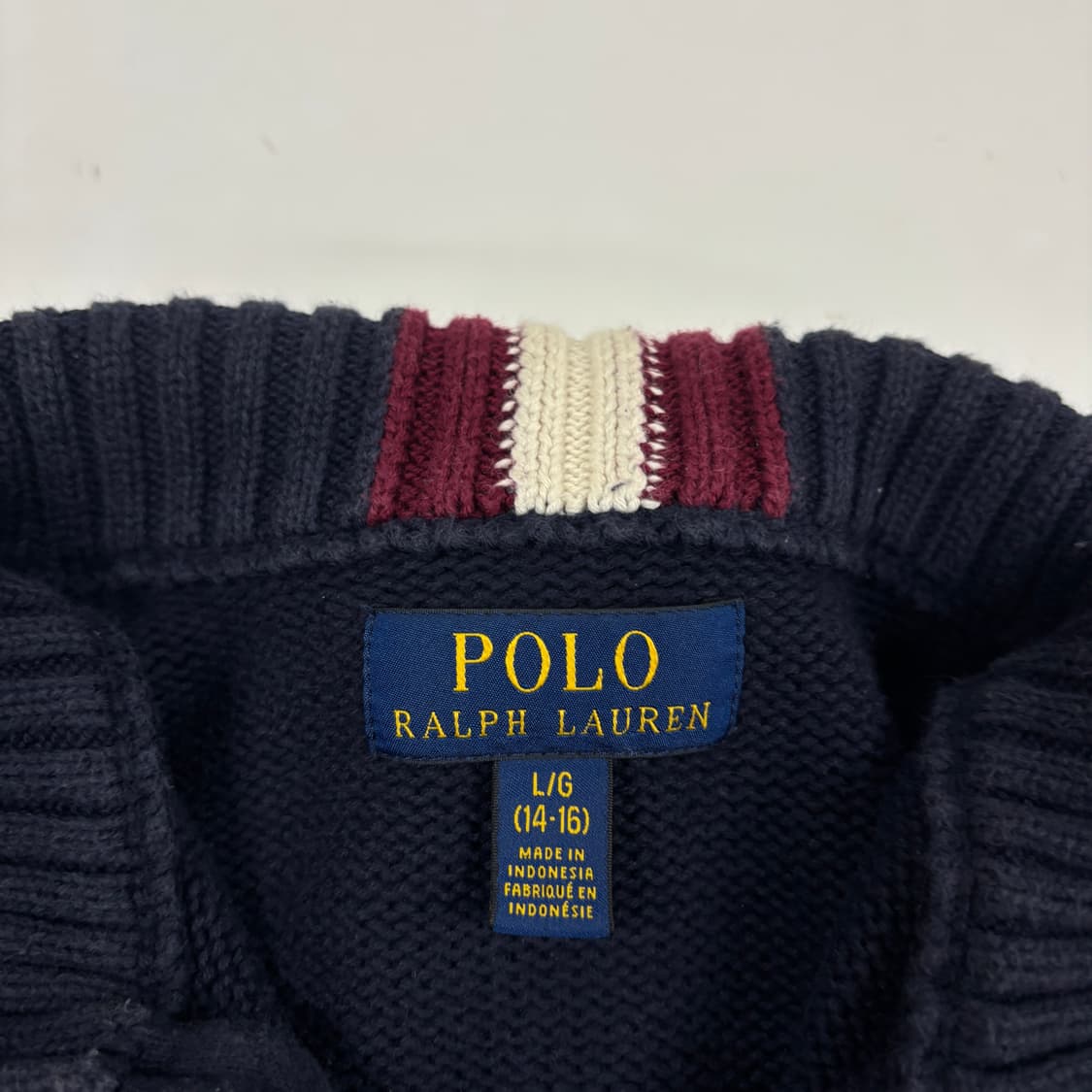 폴로 니트 집업 상품이미지6