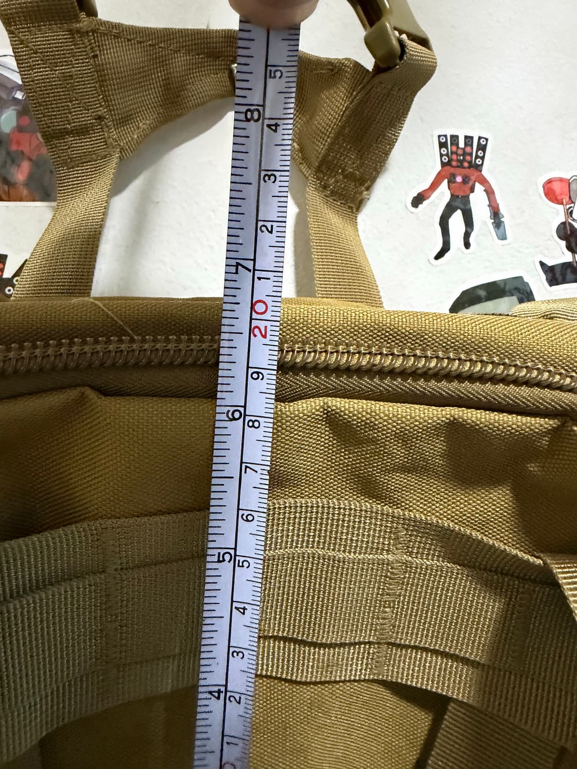 빈티지 밀리터리 카키색 크로스백 상품이미지7