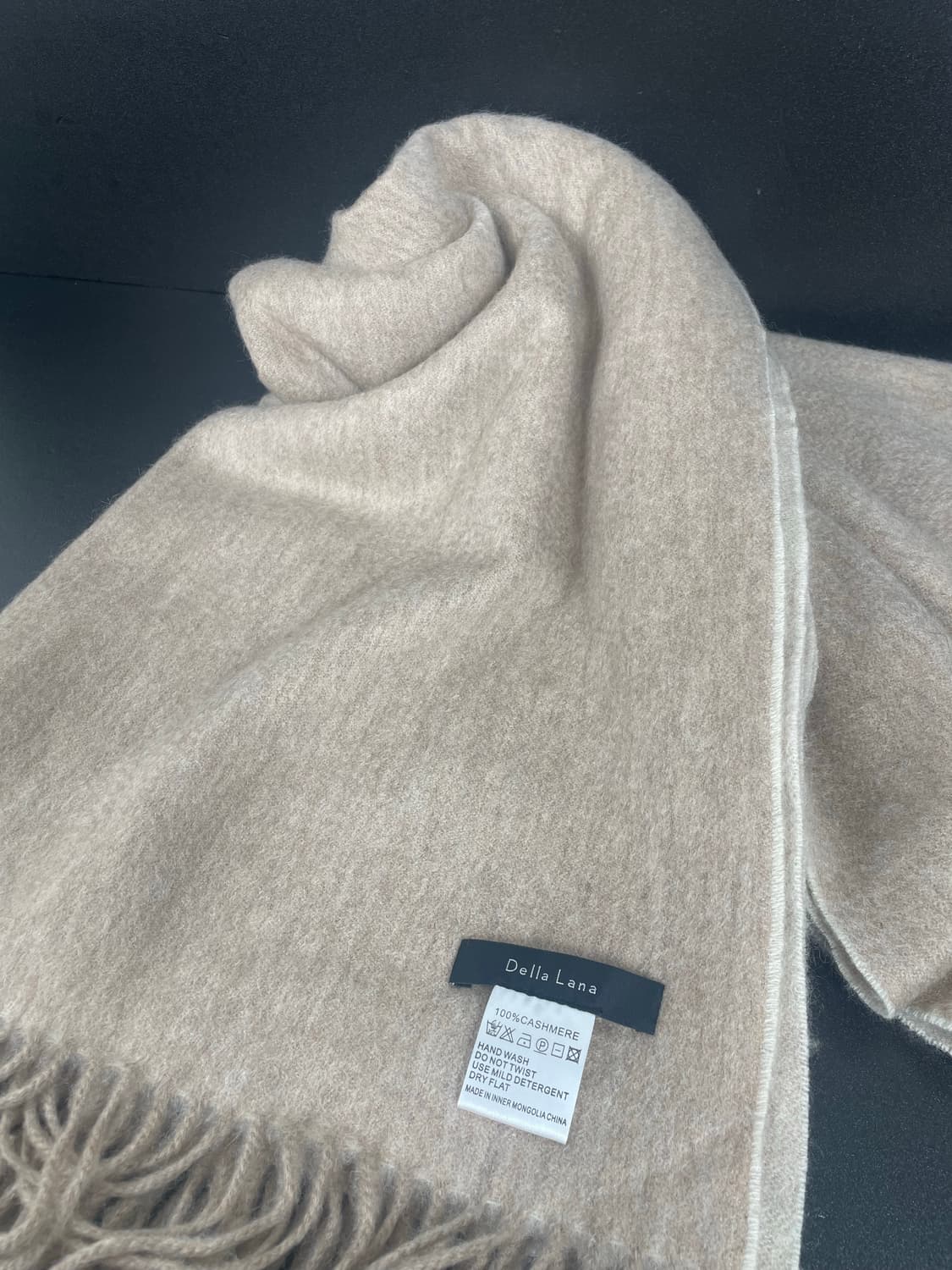 DELLA LANA 델라라나 캐시미어100% 머플러 목도리 상품이미지6