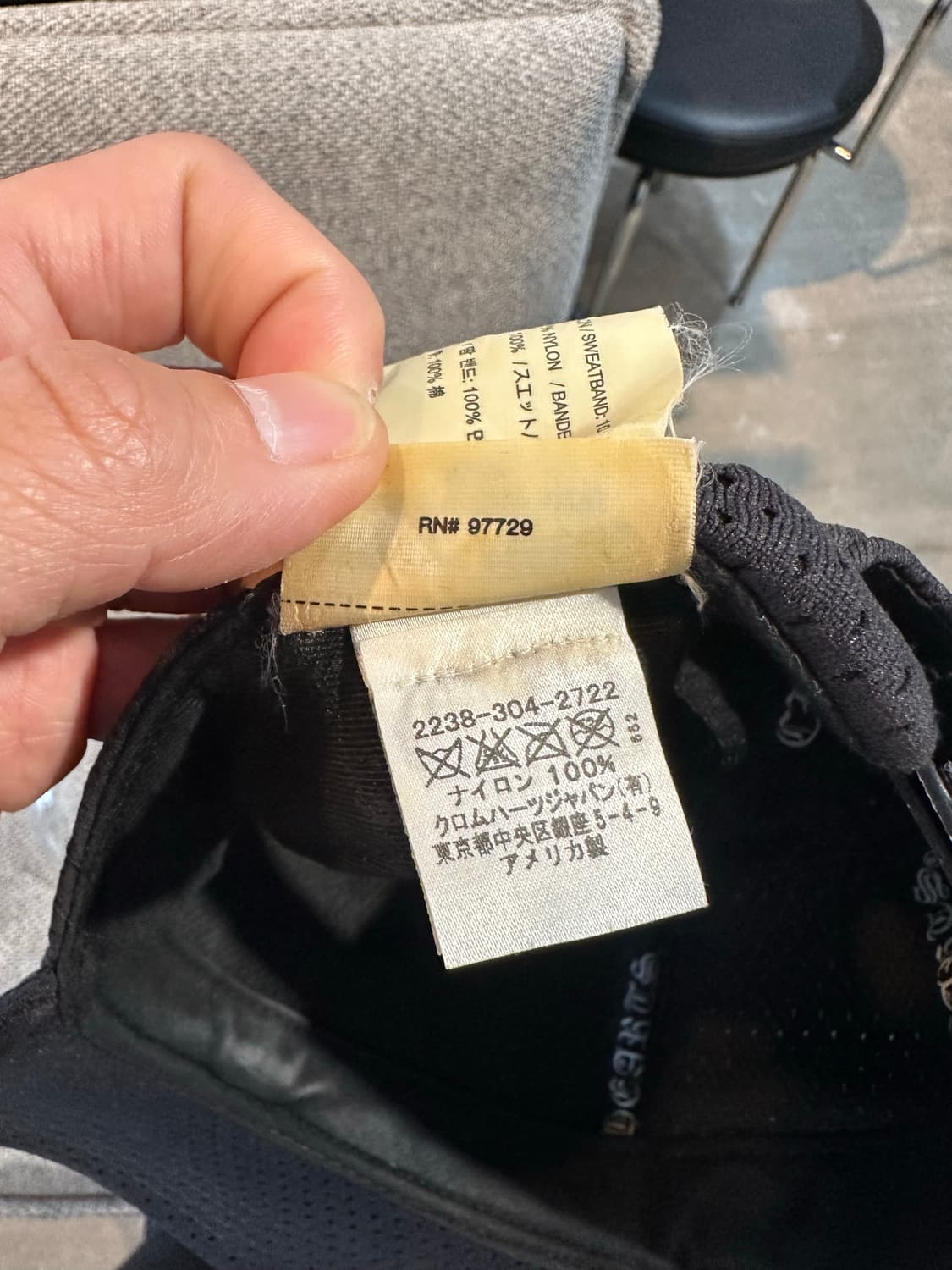 정품 크롬하츠 블랙 메쉬 베이스볼캡(올메쉬에디션) 상품이미지6