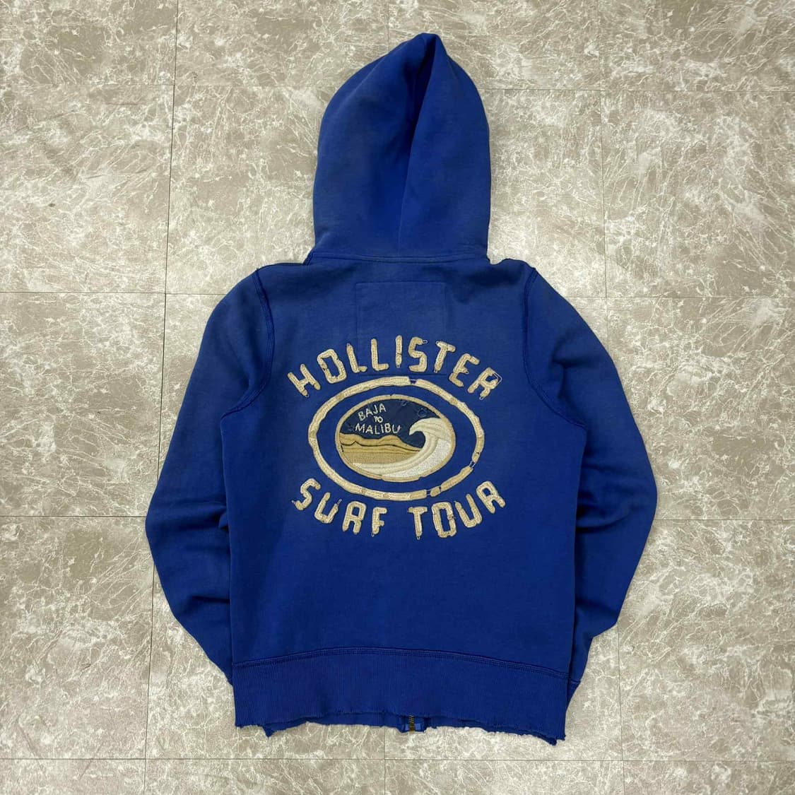 홀리스터 y2k 올드스쿨 스웻 후드집업 희귀져지(S) 상품이미지3