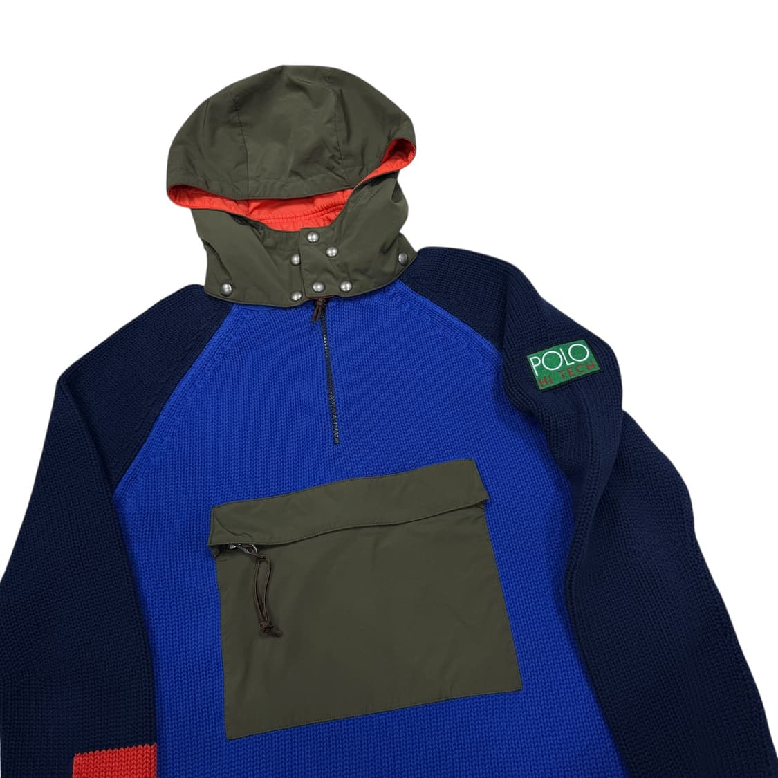 폴로 랄프로렌 하이테크 후디 니트 스웨터 로얄 네이비 M 상품이미지2