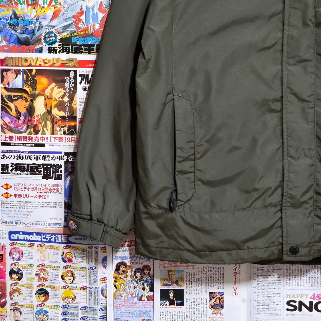 디키즈 카키 고프코어 바람막이 자켓 상품이미지4